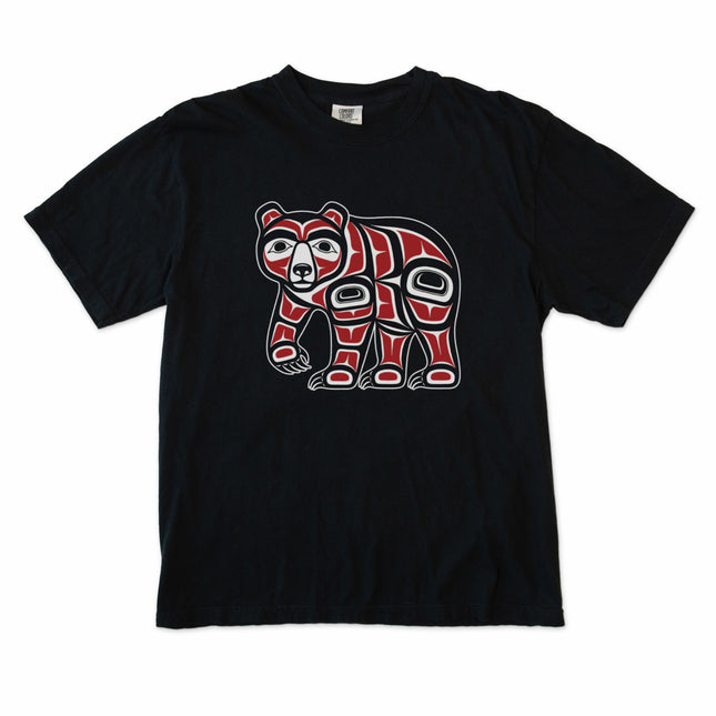Haida Bear Indigenous Art T-Shirt | Pacific Northwest Coast Graphic Tee Tshirt