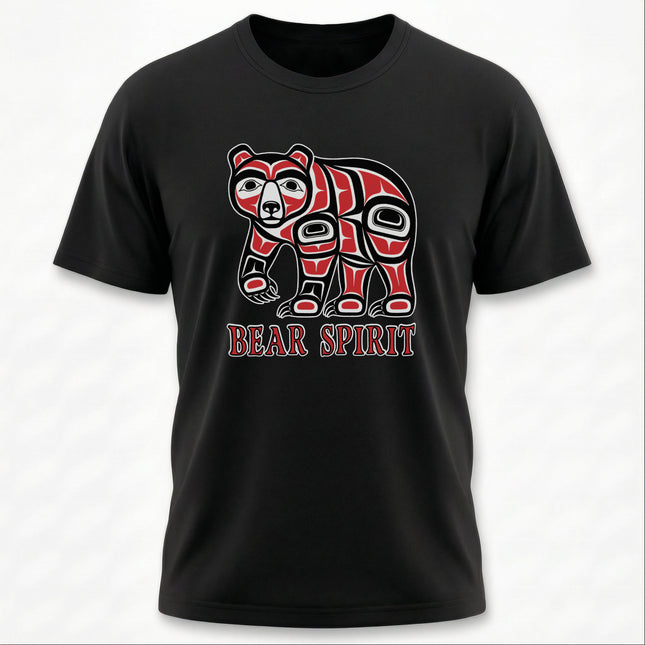 Native American Bear Spirit T-Shirt | Formline Art Indigenous Tee | Spirit