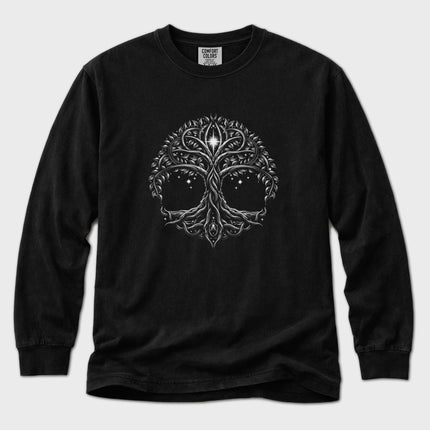 Celtic Tree of Life T-Shirt | Knotwork Graphic Long Sleeve Tee