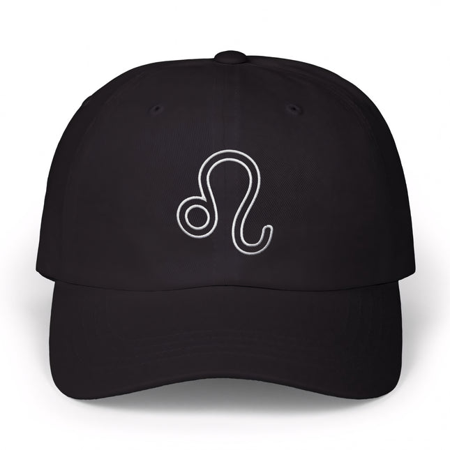 Leo Outline Embroidered Baseball Cap | Zodiac Sign Astrology Hat