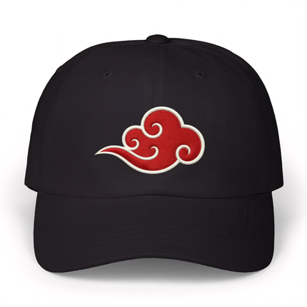 Red Cloud Hat | Chinese Auspicious Cloud Embroidered Baseball Cap V1