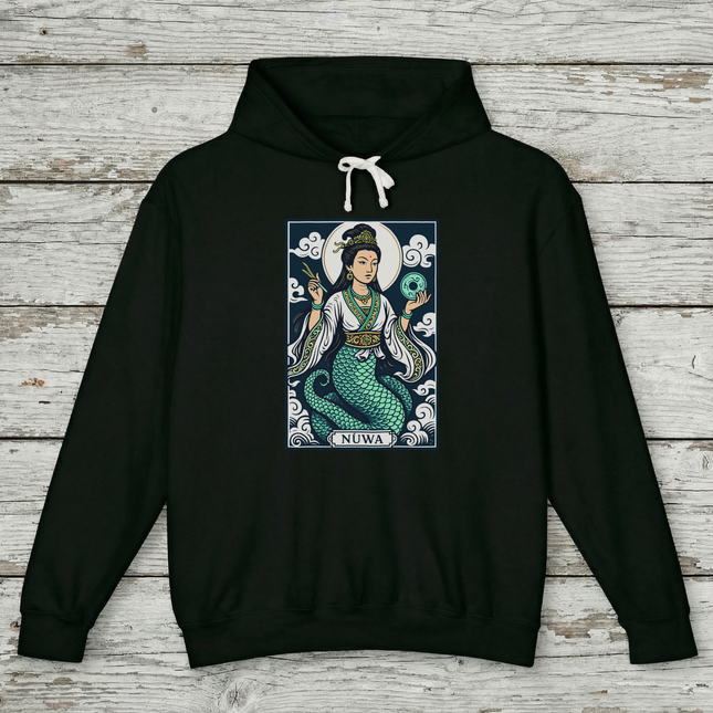 Nuwa Serpent Goddess Hoodie | Chinese Mythology Creator Hooded Sweatshirt