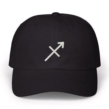 Sagittarius Zodiac Sign Baseball Cap | Astrology Symbol Embroidered Hat