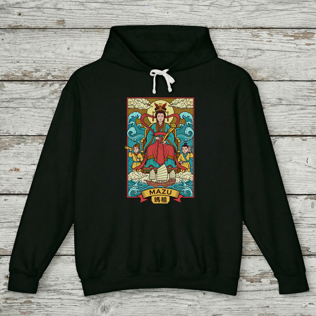 Mazu 媽祖 Chinese Sea Goddess Hoodie | Traditional Art Mythology Sweatshirt