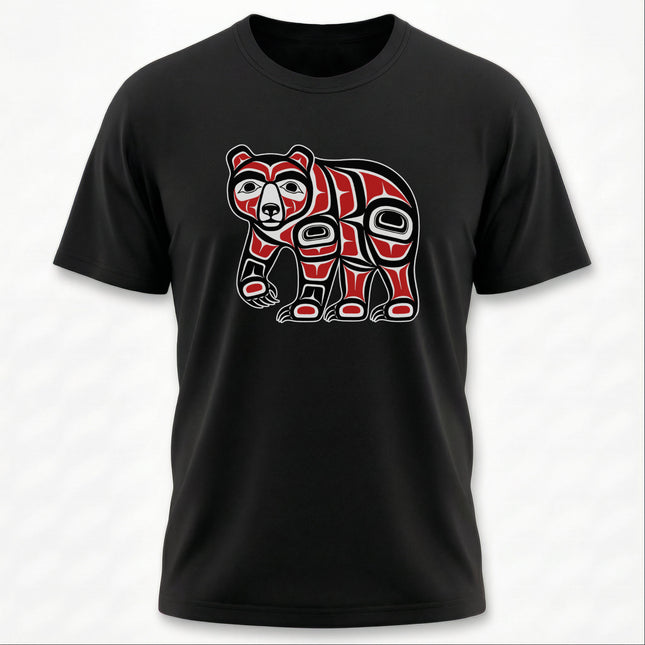 Haida Bear T-Shirt | Native American Pacific Northwest Art Tee | Bear
