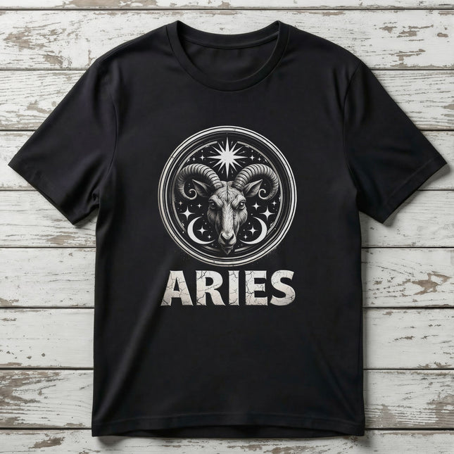 Aries Zodiac Astrology Sign T-Shirt | Horoscope Ram Tee | V8