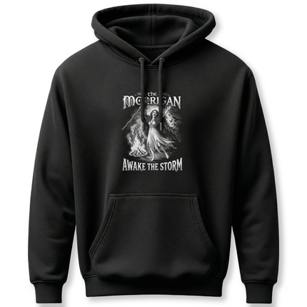 The Morrigan Awake the Storm Hoodie | Celtic Mythology Gothic Art