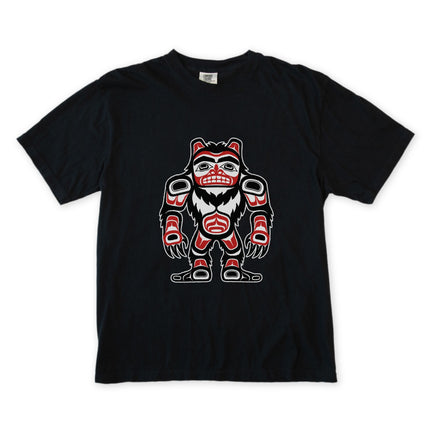 Haida Sasquatch Bigfoot T-Shirt | Indigenous Pacific Northwest Art Tshirt