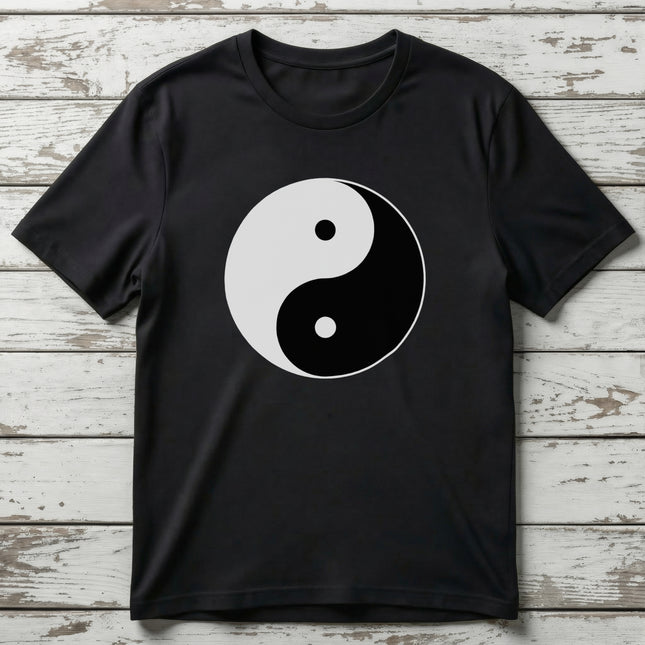 Yin Yang Symbol T-Shirt | Harmony and Balance Graphic Unisex Tee | V1