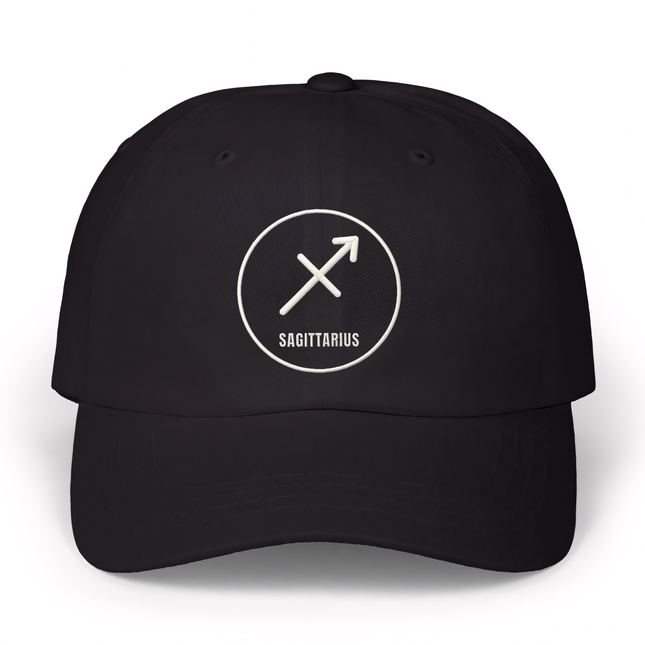 Sagittarius Zodiac Sign Embroidered Hat V2