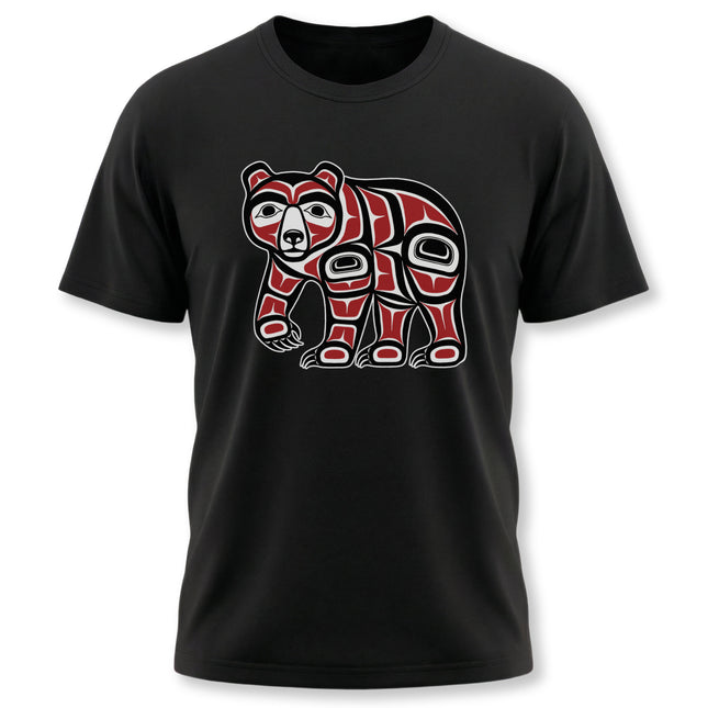 Haida Bear T-Shirt | Native American Pacific Northwest Formline Art Tee