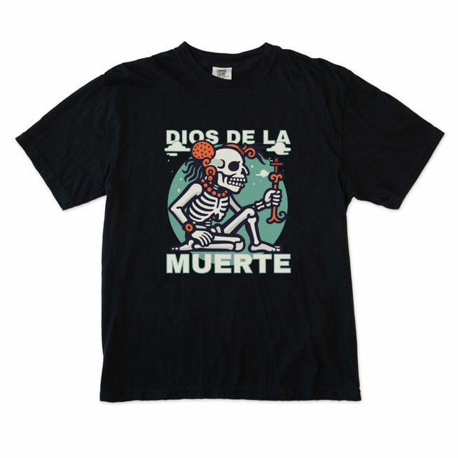 T-shirt du dieu de la mort maya Yum Kimil | T-shirt graphique de mythologie squelettique