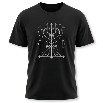 Maman Brigitte Veve Voodoo Tee - Occult Symbol Tattoo Shirt