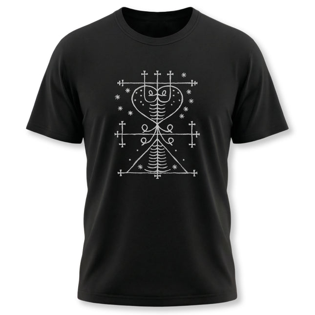 Maman Brigitte Veve Voodoo Tee - Occult Symbol Tattoo Shirt