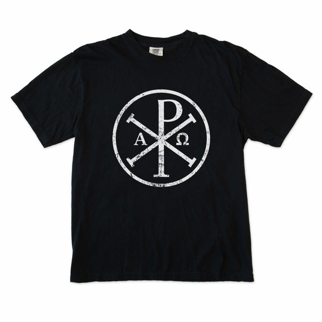 Chi Rho Symbol Byzantine T-Shirt | Early Christian Art Unisex Graphic Tee