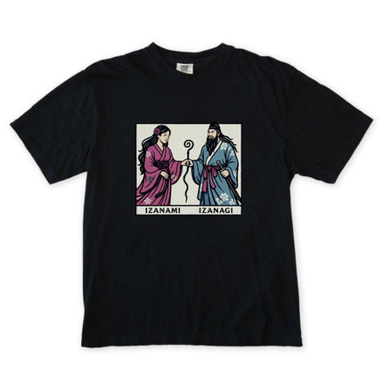 Izanami Izanagi Shinto Japanese Mythology Gods Graphic T-Shirt | Unisex Tee