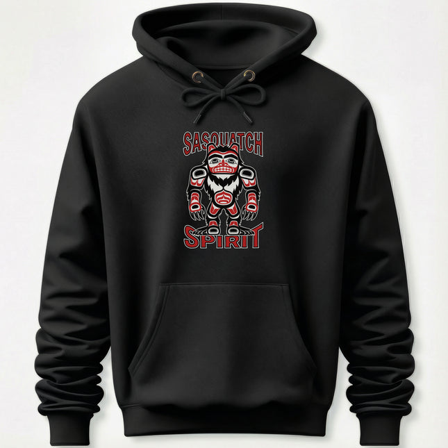 Sasquatch Spirit Hoodie | Bigfoot Indigenous Native American Art Hoodie