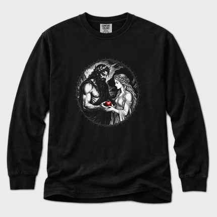 Hades and Persephone Long Sleeve T-Shirt | Greek Mythology Art