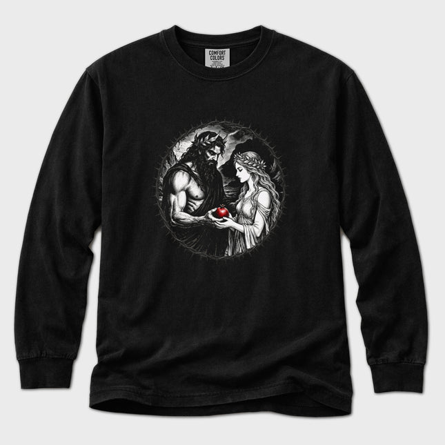 Hades and Persephone Long Sleeve T-Shirt | Greek Mythology Art Tee