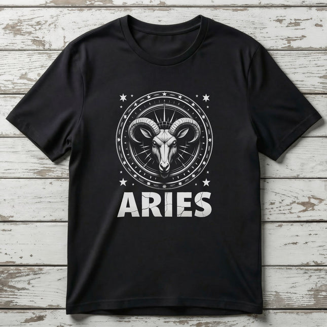 Aries Zodiac Sign T-Shirt | Astrology Ram Tee | V7