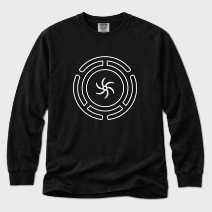Hekate’s Wheel Long Sleeve T-Shirt | Greek Goddess Symbol Graphic Tee