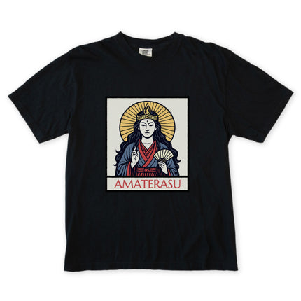 Amaterasu Sun Goddess Japanese Mythology T-Shirt, Unisex Graphic Tee Shirt