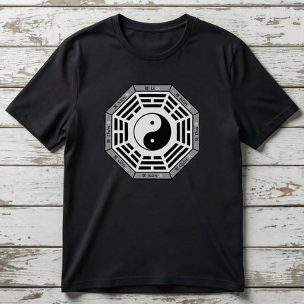 Taoist Bagua Yin Yang Trigrams T-Shirt | Graphic Unisex Tee V2