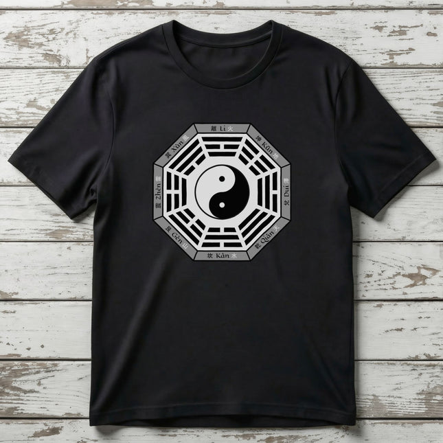 Taoist Bagua Yin Yang Trigrams T-Shirt | Graphic Unisex Tee V2
