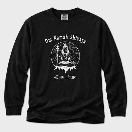 Om Namah Shivaya T-Shirt | Shiva Mantra Graphic Long Sleeve Tee