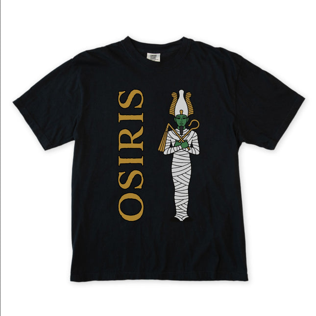 Osiris Egyptian God T-Shirt | Ancient Mythology Mummy Graphic Tee Shirt