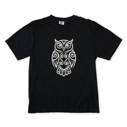 Tribal Owl T-Shirt | Intricate Celtic Knot Wisdom Unisex Unisex Tee Shirt