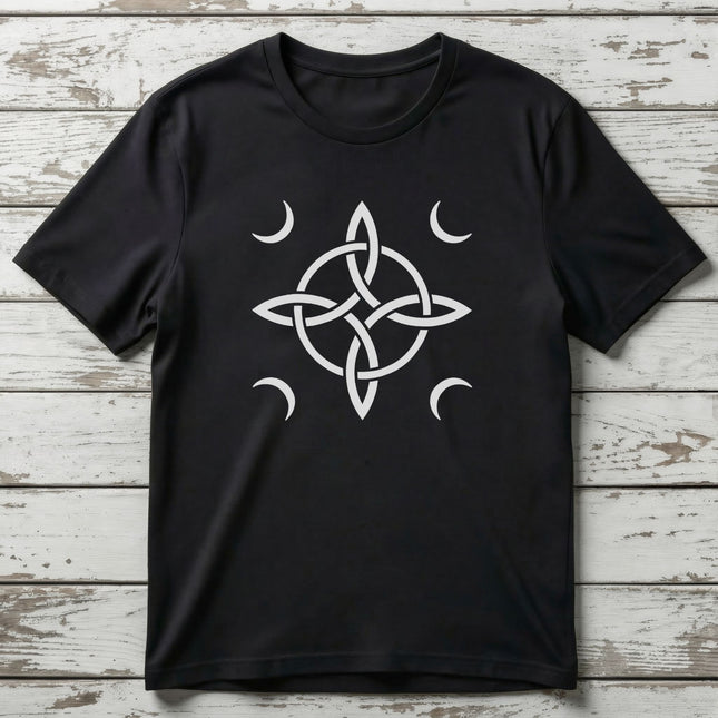 Witch's Knot Moon Goddess T-Shirt | Pagan Witchcraft Unisex Graphic Tee