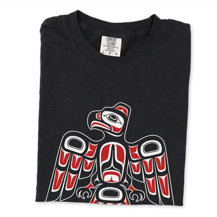 Haida Raven Formline art graphic tee featuring Pacific Northwest tribal designs.