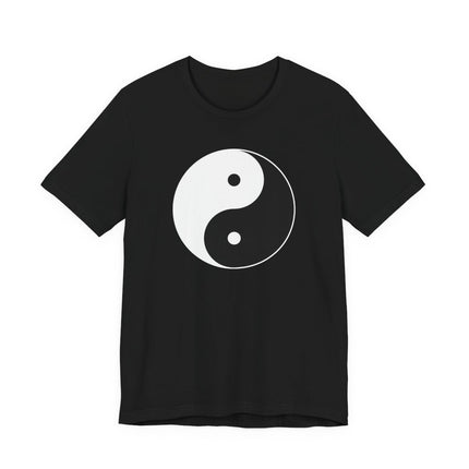 Yin Yang symbol t-shirt graphic tee for balance and zen harmony.