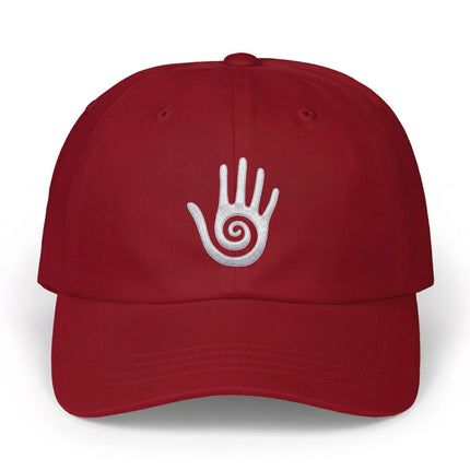 Hopi Healing Hand Symbol Embroidered Hat | Native American Baseball Cap