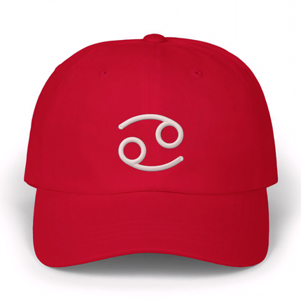 Cancer Zodiac Sign Baseball Cap | Embroidered Astrological Symbol Hat
