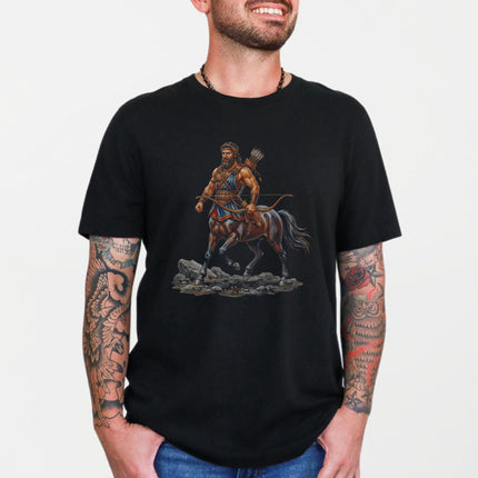 Centaur Archer Greek Mythology T-Shirt | Fantasy Warrior Graphic Tee Shirt