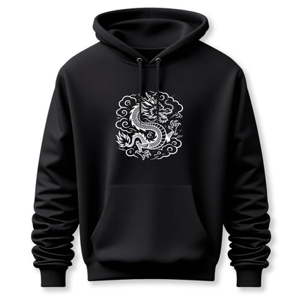 Chinese Dragon Hoodie | Unisex Asian Serpent Pullover V1