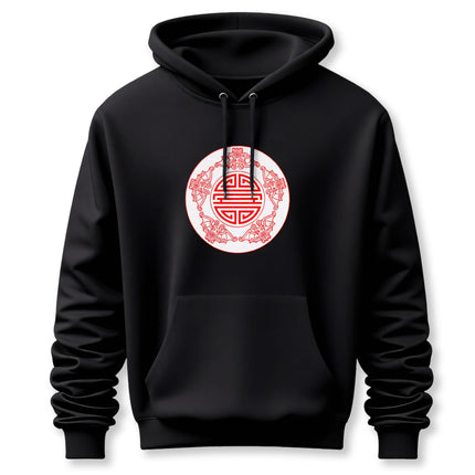 Chinese Five Bats Good Fortune Hoodie | Unisex Graphic Pullover V3