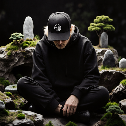 Fu Symbol Baseball Cap | Chinese Good Fortune and Blessings Symbolic Hat