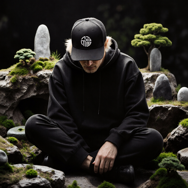 Fu Symbol Baseball Cap | Chinese Good Fortune and Blessings Symbolic Hat