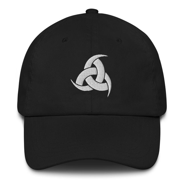 Triple Horn of Odin Baseball Cap |  Viking Symbol Embroidered Hat