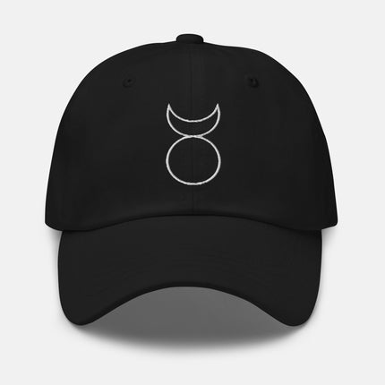 Horned God Dad Hat | Ancient Occult Symbols Embroidered Cap