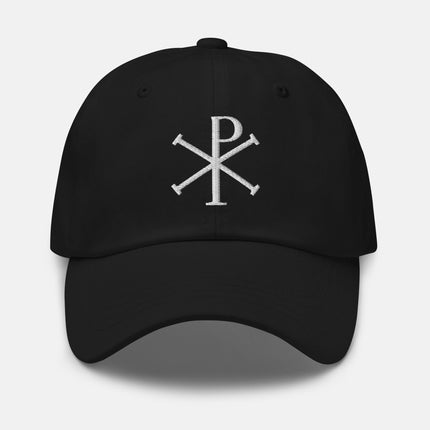 Chi Rho Dad Hat | Early Christian Byzantine Symbol Embroidered Cap