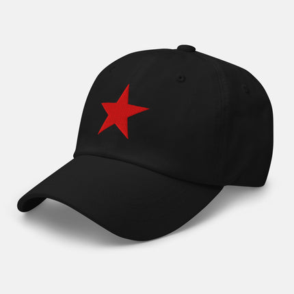 Red Star Embroidered Cap | Soviet Union Symbol Historical Dad Hat