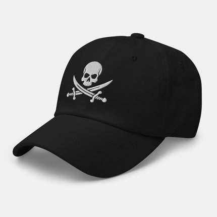 Jolly Roger Dad Hat | Pirate Skull and Crossed Swords Embroidered Cap