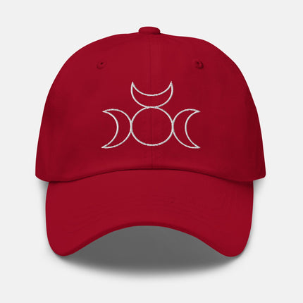 Dryghtyn Lunar Dad Hat | Gothic Celestial Art Embroidered Cap
