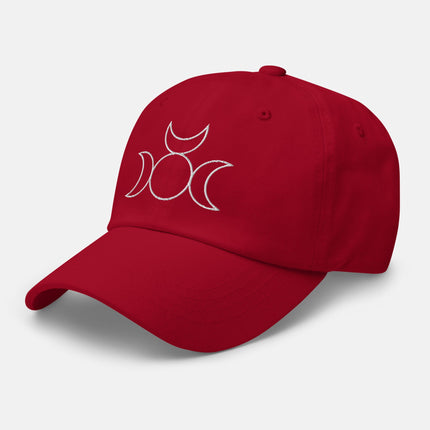 Dryghtyn Lunar Dad Hat | Gothic Celestial Art Embroidered Cap