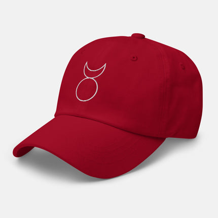 Horned God Dad Hat | Ancient Occult Symbols Embroidered Cap