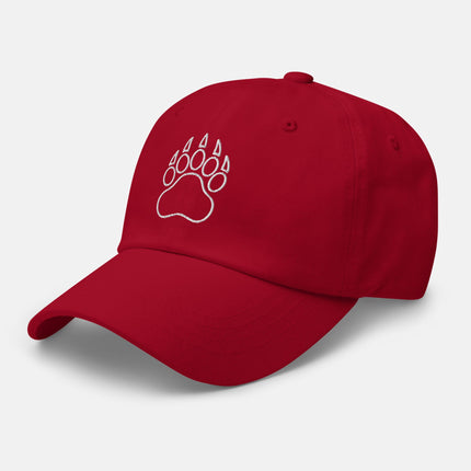 Bear Paw Symbol Embroidered Cap | Wilderness Aesthetic Dad Hat